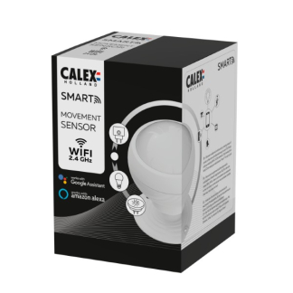 Calex Slimme bewegingssensor | Calex Smart Home (Wifi, Binnengebruik, 5 meter, 150°) 429219 900016 K170203113 - 2