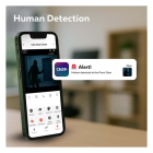 Calex Slimme deurbel | Calex Smart Home (Bedraad, Abonnement vrij, Draadloze gong, Nachtzicht, 2K) 5501001500 K170203900 - 5