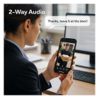 Calex Slimme deurbel | Calex Smart Home (Bedraad, Abonnement vrij, Draadloze gong, Nachtzicht, 2K) 5501001500 K170203900 - 7