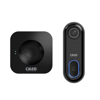 Calex Slimme deurbel | Calex Smart Home (Bedraad, Draadloze gong, Nachtzicht, Full HD) 429270 K170203409 - 2