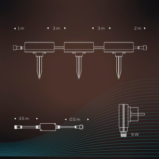 Calex Slimme grondspot | Calex Smart Home | 3 stuks (Led, Dimbaar, RGBW, 330 lm) 5401001400 K150101117 - 6