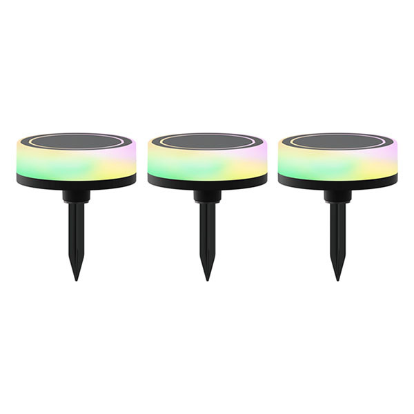 Calex Slimme grondspot | Calex Smart Home | 3 stuks (Led, Dimbaar, RGBW, 330 lm) 5401001400 K150101117 - 1