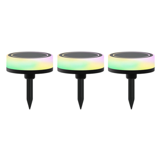 Calex Slimme grondspot | Calex Smart Home | 3 stuks (Led, Dimbaar, RGBW, 330 lm) 5401001400 K150101117 - 1