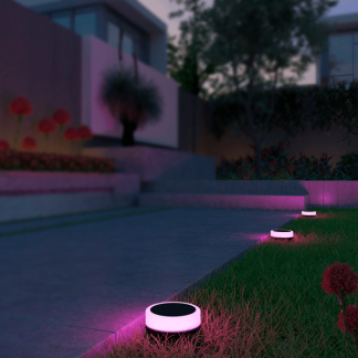 Calex Slimme grondspot | Calex Smart Home | 3 stuks (Led, Dimbaar, RGBW, 330 lm) 5401001400 K150101117 - 3