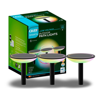 Calex Slimme grondspot | Calex Smart Home | 3 stuks (Led, Dimbaar, RGBW, 330 lm) 5401001500 K150101118 - 5