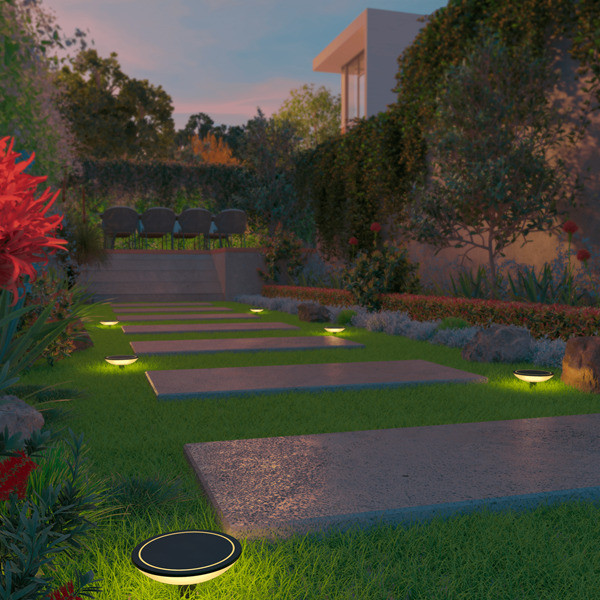 Calex Slimme grondspot | Calex Smart Home | 3 stuks (Led, Dimbaar, RGBW, 330 lm) 5401001500 K150101118 - 3