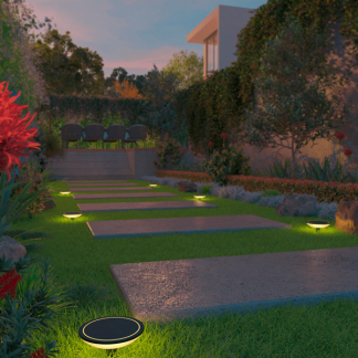 Calex Slimme grondspot | Calex Smart Home | 3 stuks (Led, Dimbaar, RGBW, 330 lm) 5401001500 K150101118 - 3