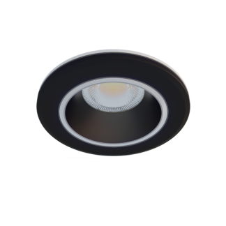 Calex Slimme inbouwspot | Calex Smart Home | Halo (Led, 6.5W, RGBW, 2700 – 6500K, 340lm, IP44, Dimbaar, Ø9.4 cm, Zwart) 5301001000 K170203621 - 2