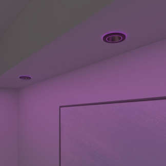 Calex Slimme inbouwspot | Calex Smart Home | Halo (Led, 6.5W, RGBW, 2700 – 6500K, 340lm, IP44, Dimbaar, Ø9.4 cm, Zwart) 5301001000 K170203621 - 4