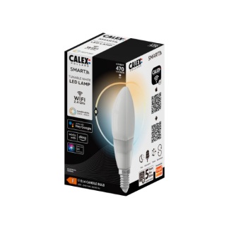 Calex Slimme lamp E14 | Calex Smart Home | Kaars (4.9W, 470lm, 2200-4000K, Dimbaar) 5101002500 K170203810 - 3