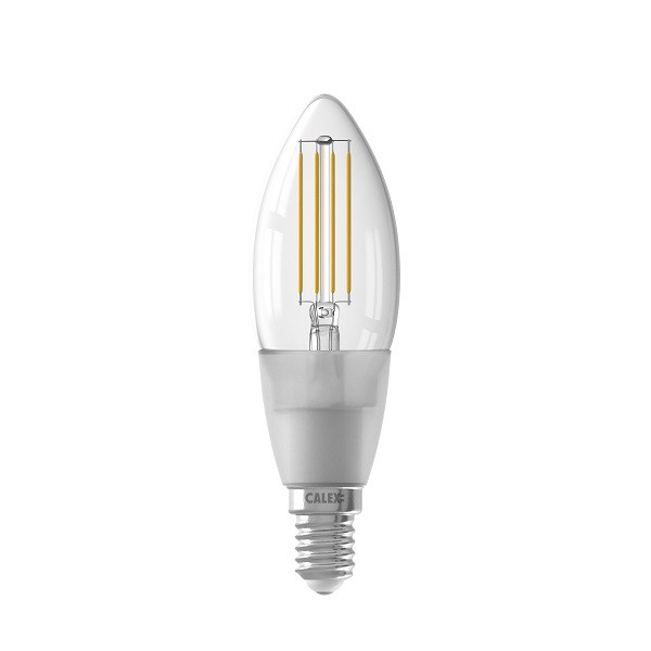 slimme lamp e14 calex smart home kaars led 4 5w 450lm 1800 2700k dimbaar calex kabelshop nl