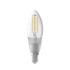 Calex Slimme lamp E14 | Calex Smart Home | Kaars (LED, 4.5W, 450lm, 1800-2700K, Dimbaar) 5101002700 K150305138
