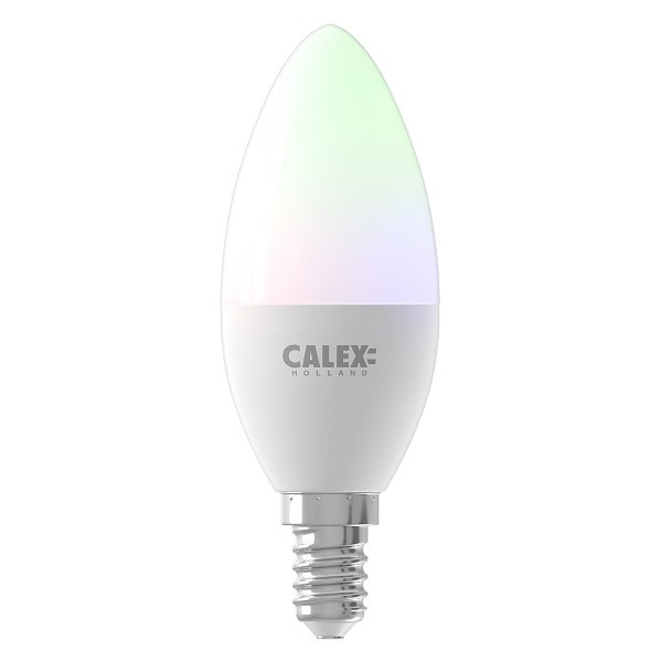 Calex Slimme lamp E14 | Calex Smart Home | Kaars (Led, 5W, 470lm, 2200-4000K, RGB, Dimbaar) 429008 K170203042 - 1