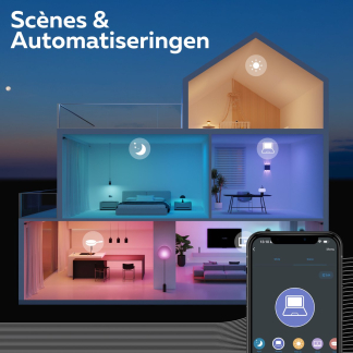 Calex Slimme lamp E14 | Kogel | Calex Smart Home (Led, 7W, 470 lm, 2200K – 4000K, RGB, Dimbaar) 5001003100 K170202927 - 6