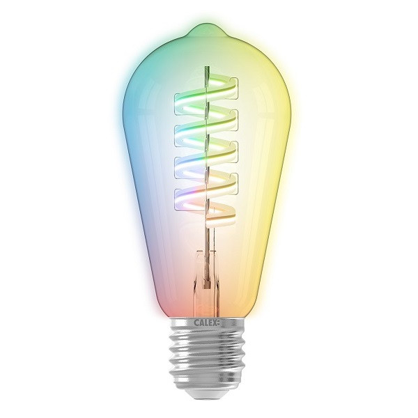 Calex Slimme lamp E27 | Calex Smart Home | Edison (4.9W, 280lm, 1800K, Dimbaar) 5101000800 K170203809 - 1