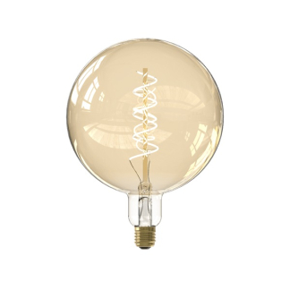 Calex Slimme lamp E27 | Calex Smart Home | Globe (LED, 5W, 220lm, 1800K, Dimbaar, Goud) 5101000700 K170203127 - 