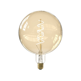 Calex Slimme lamp E27 | Calex Smart Home | Globe (Led, 5W, 220lm, 1800K, Dimbaar, Goud) 5101000700 K170203127 - 1