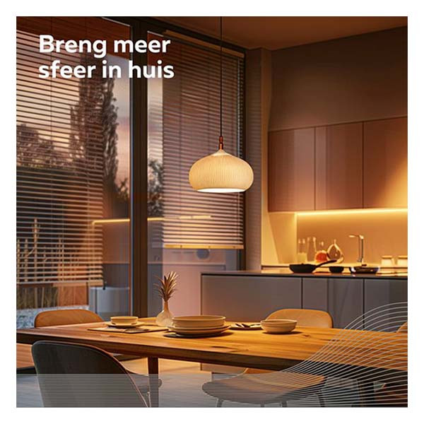 Calex Slimme lamp E27 | Calex Smart Home | Globe (Led, 7W, 400lm, 1800K, Dimbaar, Titanium) 429109 5101001700 K170202477 - 5