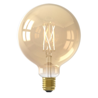 Calex Slimme lamp E27 | Calex Smart Home | Globe (Led, 7W, 806lm, 1800-3000K, Dimbaar, Goud) 5101001600 K170203792 - 3