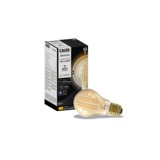 Calex Slimme lamp E27  | Calex Smart Home | Peer (Led, 7W, 806lm, 1800-3000K, Dimbaar, Goud) 5101002100 K170203791 - 2