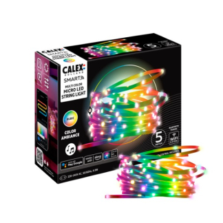 Calex Slimme ledstrip | Calex Smart Home | 5 meter (Wifi, 50 leds, 4.9W, RGBW, Dimbaar, Muzieksynchronisatie) 6101000600 K150303043 - 2