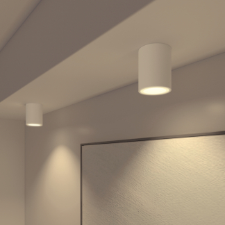 Calex Slimme opbouwspot | Calex Smart Home | Halo (Led, 6.5W, RGBW, 2700 – 6500K, 340lm, Dimbaar, Ø10 cm, Wit) 5301000900 K170203622 - 3
