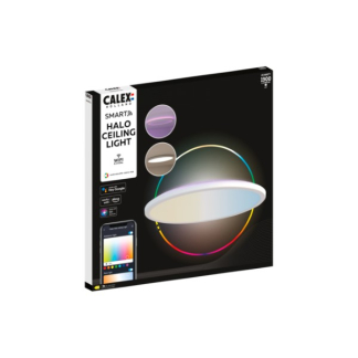 Calex Slimme plafondlamp | Calex Smart Home | Halo (Led, 25W, RGBW, 2700 – 6500K, 1900lm, Dimbaar, Ø40 cm) 5301000700 K170203889 - 2