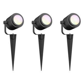 Calex Slimme prikspot | Calex Smart Home | 3 stuks (Led, Dimbaar, RGBW, 390 lm) 5401001300 K150101116 - 1