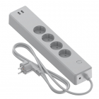 Calex Slimme stekkerdoos | 4-voudig | Calex Smart Home (Wifi, Randaarde, 2x USB) 429228 K170203058 Calex Slimme stekkerdoos | 4-voudig | Calex Smart Home (Wifi, Randaarde, 2x USB) 429228 K170203058