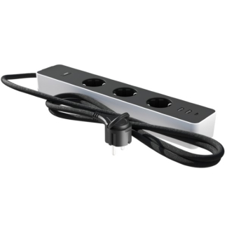 Calex Slimme stekkerdoos | Calex Smart Home | 6-voudig (3x Randaarde Stopcontact, 2x USB A, 1x USB C, Wifi, Timer) 5201001300 K060401160 - 1