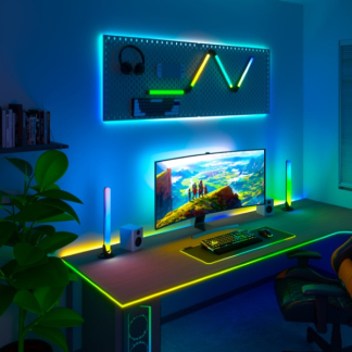 Calex Slimme tafellamp | Calex Smart Home (Dimbaar, RGB, Razer Chroma, Muzieksynchronisatie, 4.5W) 6201000500 K170404187 - 3