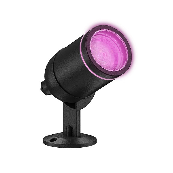 NATPOW Spot LED Extérieur RGB, 16 Couleurs et 4 Modes Eclairage Exterieur RGB avec Télécommande