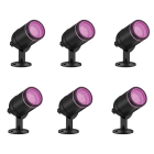 Calex Slimme tuinspot | Calex Smart Home | 6 stuks (Led, Dimbaar, RGBW)  W170203403 - 1