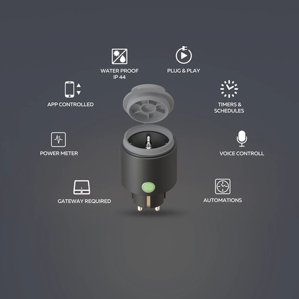 Calex Slimme tuinstekker | Calex Smart Home (Bluetooth, Randaarde, 16A) 5201001100 5901000400 K150101121 - 4