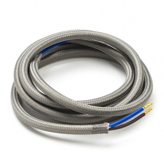 Calex Strijkijzersnoer | Calex | 1.5 meter (2 x 0.75 mm², Grijs) 940218 K170202516 - 1