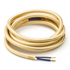 Calex Strijkijzersnoer | Calex | 1.5 meter (2 x 0.75 mm², Metallic goud) 940222 K170202518 - 1