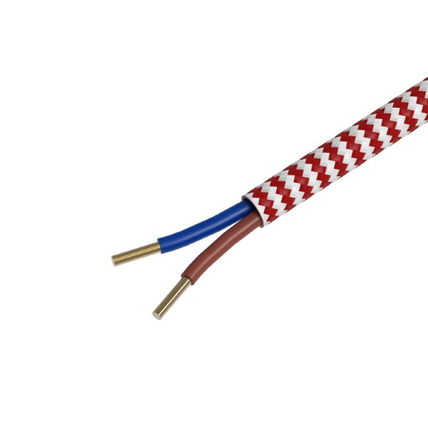 Calex Strijkijzersnoer | Calex | 1.5 meter (2 x 0.75 mm², Rood/Wit gestreept) 940234 K170202524 - 2