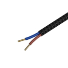 Calex Strijkijzersnoer | Calex | 1.5 meter (2 x 0.75 mm², Zwart/Grijs gestreept) 940242 K170202528 - 2