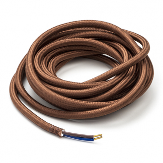 Calex Strijkijzersnoer | Calex | 3 meter (2 x 0.75 mm², Bruin) 940264 K170202532 - 1