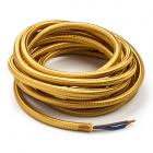 Strijkijzersnoer | Calex | 3 meter (2 x 0.75 mm², Goud) 1