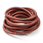 Calex Strijkijzersnoer | Calex | 3 meter (2 x 0.75 mm², Metallic bruin) 940274 K170202537 - 1