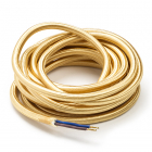 Calex Strijkijzersnoer | Calex | 3 meter (2 x 0.75 mm², Metallic goud) 940272 K170202536 - 1