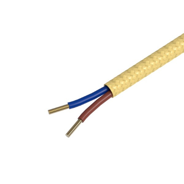 Calex Strijkijzersnoer | Calex | 3 meter (2 x 0.75 mm², Metallic goud) 940272 K170202536 - 2