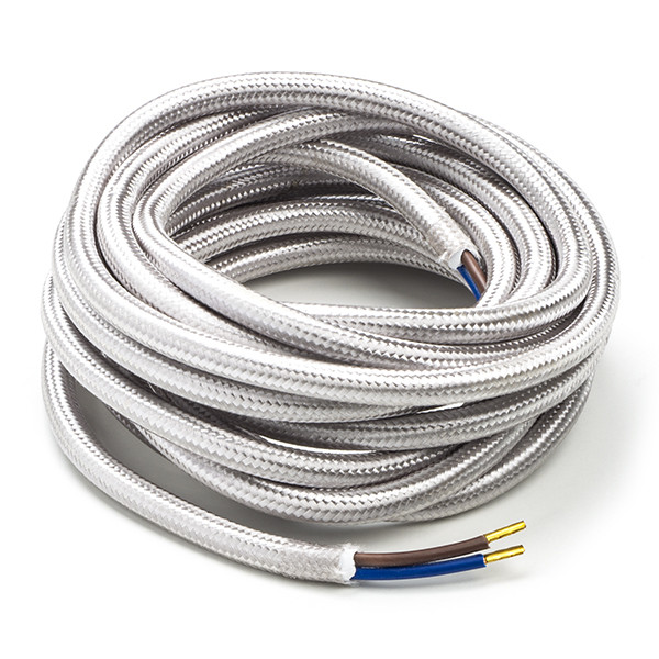 Calex Strijkijzersnoer | Calex | 3 meter (2 x 0.75 mm², Metallic grijs) 940270 K170202535 - 1