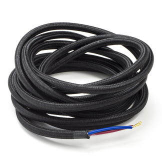 Calex Strijkijzersnoer | Calex | 3 meter (2 x 0.75 mm², Zwart) 940262 K170202531 - 1