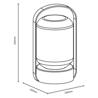 Calex Tafellamp voor buiten | Calex | Como (1700K, IP44) 4301002500 K170203422 - 6