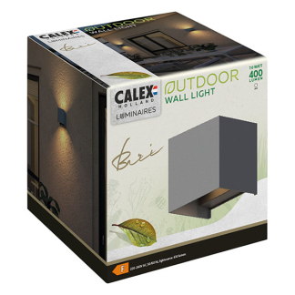 Calex Wandlamp buiten | Calex | Bari (Led, 7W, Up/Down, Lichthoek aanpasbaar, Antraciet) 7001000200 K150101130 - 4
