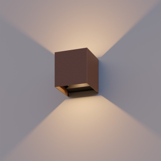 Calex Wandlamp buiten | Calex | Bari (Led, 7W, Up/Down, Lichthoek aanpasbaar, Roest) 7001000100 K150101129 - 2