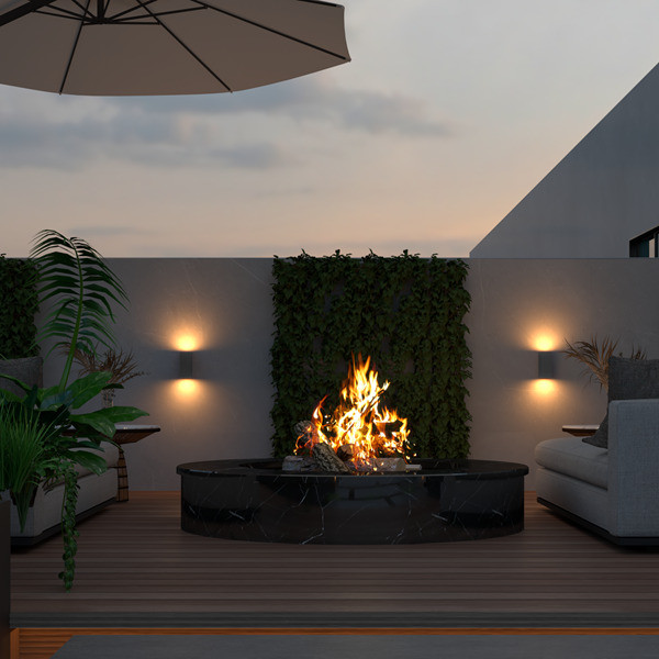 Calex Wandlamp buiten | Calex | Bergamo (2x GU10, Up/Down, Antraciet) 4301000800 K150101127 - 2