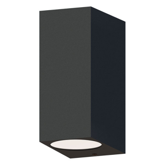 Calex Wandlamp buiten | Calex | Bergamo (2x GU10, Up/Down, Zwart) 4301000600 K150101125